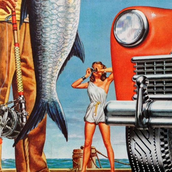 Detail Of General Tire Depend On Skill Price Winner 1940s | Best of Vintage Ad Art 1891-1970