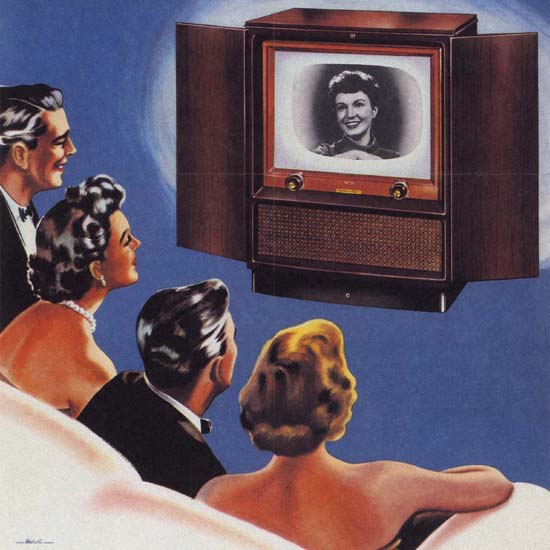 Detail Of Grundig Germany Deutschland TV | Best of Vintage Ad Art 1891-1970