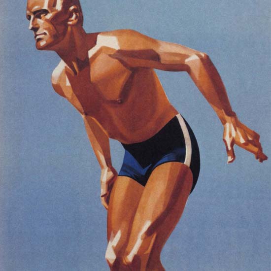 Detail Of Heinzelmann Slip Klassische Badehose | Best of Vintage Ad Art 1891-1970