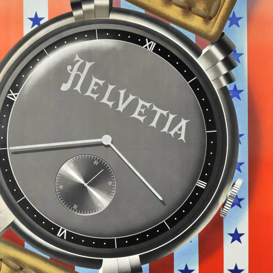 Detail Of Helvetia Watches No Trip Home Without 1948 | Best of Vintage Ad Art 1891-1970