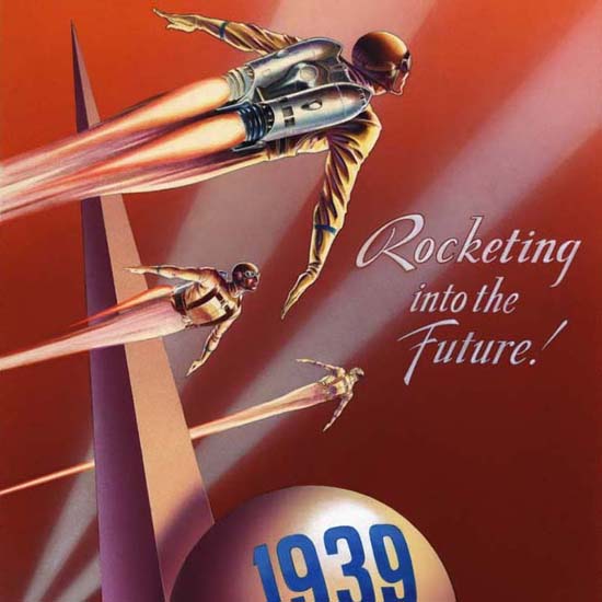 Detail Of Hughes Industries New York Worlds Fair 1939 | Best of Vintage Ad Art 1891-1970