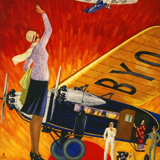 Detail Of Japan Air Transport Co Ltd 1932 | Best of Vintage Ad Art 1891-1970