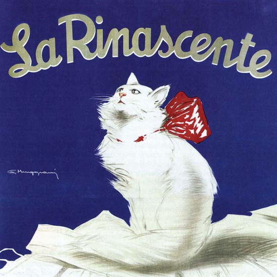 Detail Of La Rinascente Fierra Della Biancheria | Best of Vintage Ad Art 1891-1970