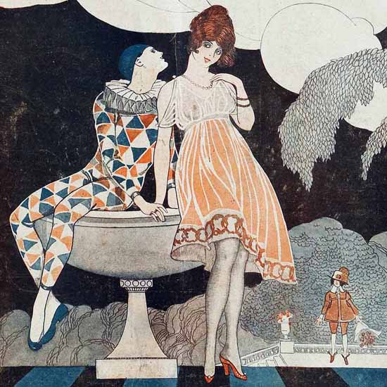 Detail Of Le Sourire 1918 Le Petit Page | Best of 1891-1919 Ad and Cover Art