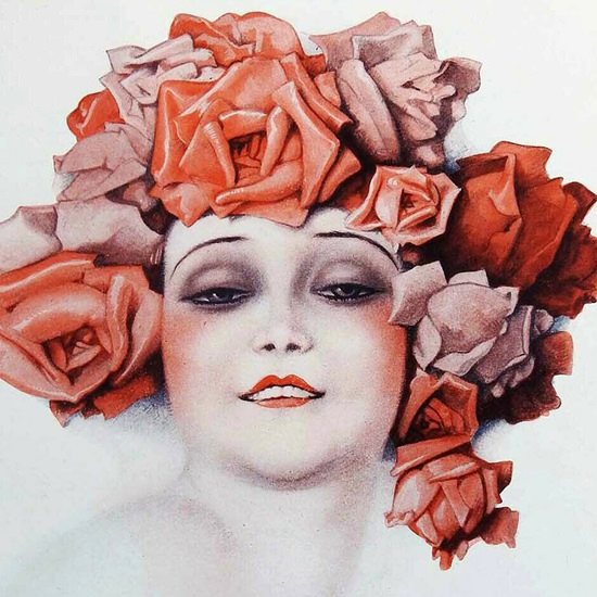 Detail Of Leo Fontan La Vie Parisienne 1930 Le Plus Jolie Rose page | Best of Vintage Ad Art 1891-1970