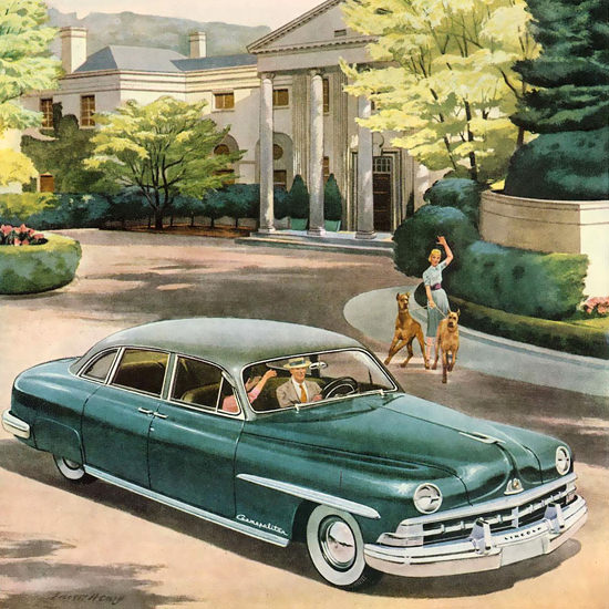 Detail Of Lincoln Cosmopolitan Nothing Could Be Finer | Best of Vintage Ad Art 1891-1970