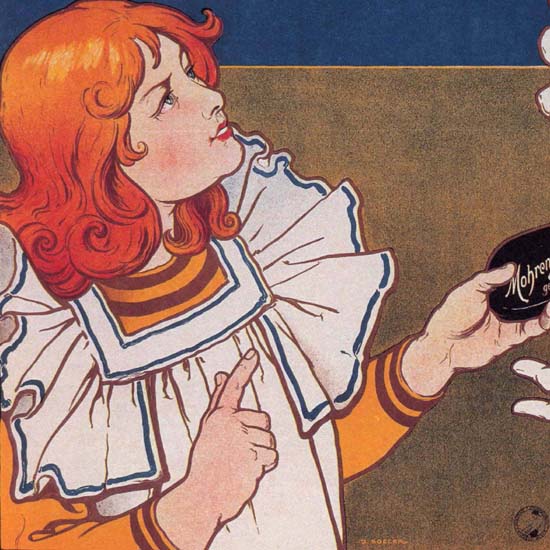 Detail Of Mohren Seife Germany Deutschland Soap | Best of Vintage Ad Art 1891-1970