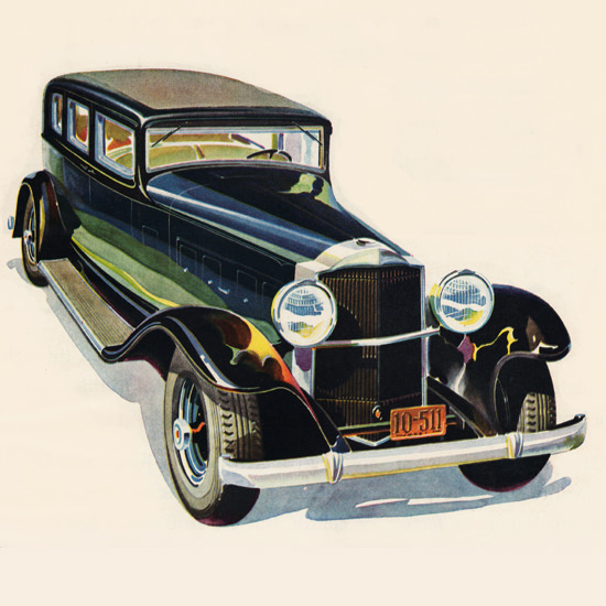 Detail Of Packard Eight 1931 Ask The Man Who Owns One | Best of Vintage Ad Art 1891-1970