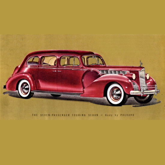 Detail Of Packard One Eighty Touring Sedan 1940 B | Best of Vintage Ad Art 1891-1970