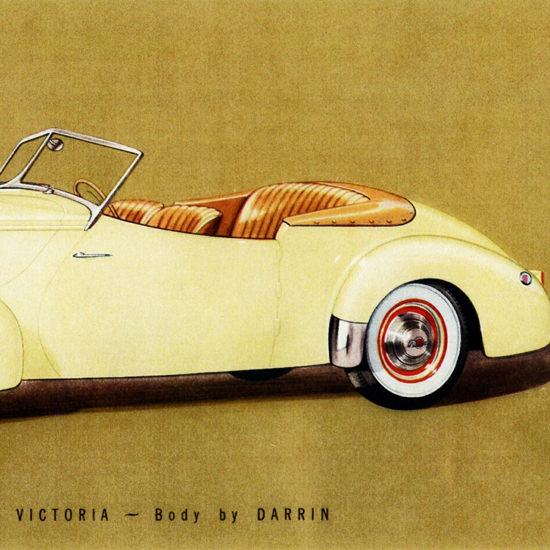 Detail Of Packard Super 8 One Eighty Convertible Victoria 1940 | Best of 1940s Ad and Cover Art