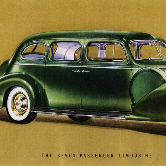 Detail Of Packard Super 8 One Eighty Limousine 1940 | Best of 1940s Ad and Cover Art