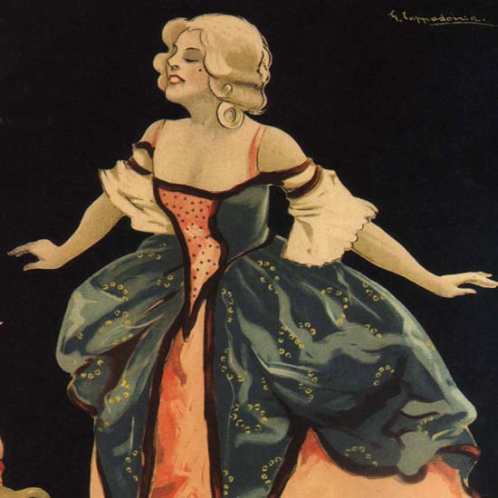 Detail Of Pezziol Zabajone Padova Vov Italy Itali | Best of Vintage Ad Art 1891-1970