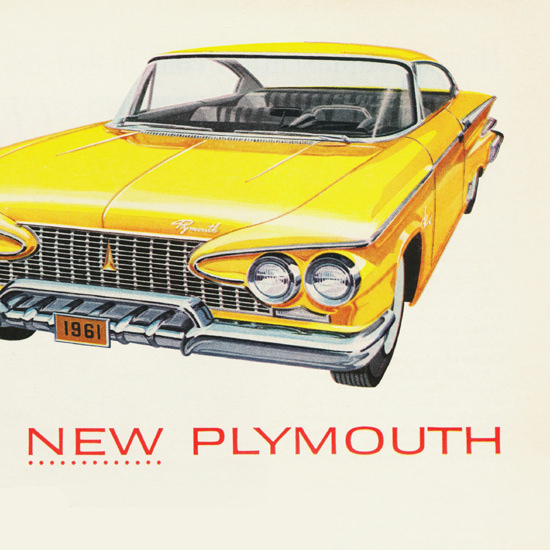 Detail Of Plymouth Canada 1961 | Best of 1960s Ad and Cover Art