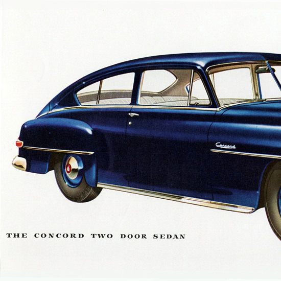 Detail Of Plymouth Concord Sedan 1952 | Best of 1950s Ad and Cover Art