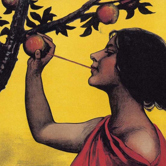 Detail Of Pomril Apfelsaft Muenchen Germany Apple Juice | Best of Vintage Ad Art 1891-1970