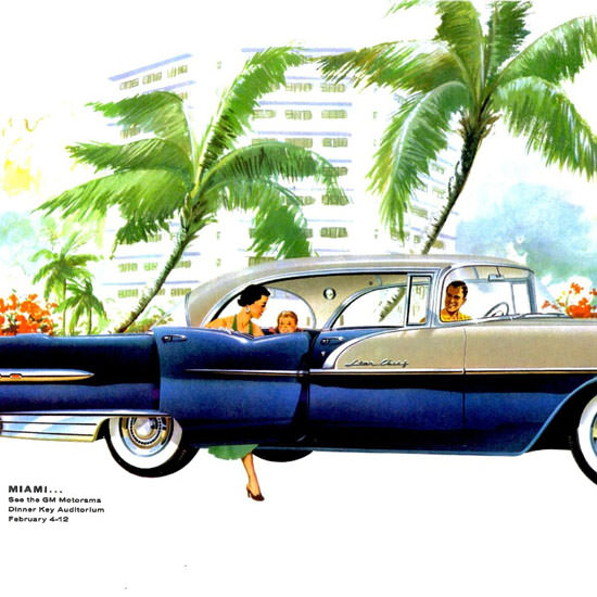 Detail Of Pontiac Star Chief 4 Door Catalina 1956 | Best of 1950s Ad and Cover Art