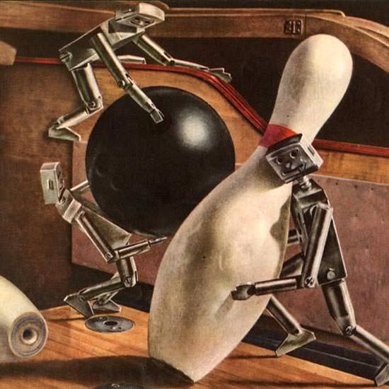 Detail Of Shell Pin-Up Boy 1947 | Best of Vintage Ad Art 1891-1970