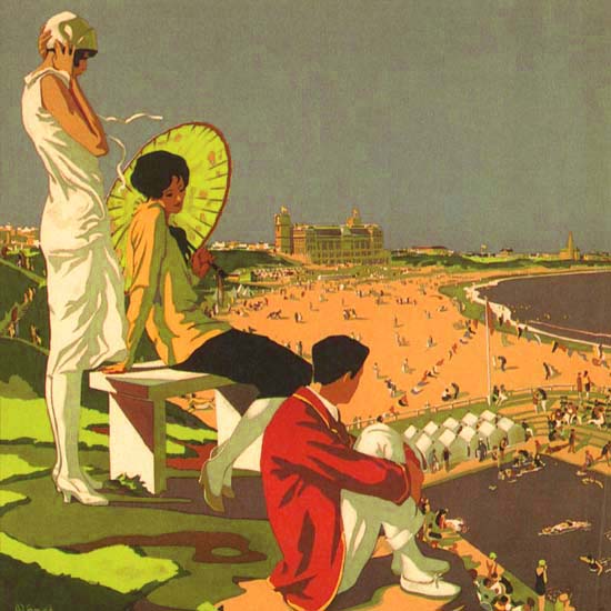 Detail Of Tynemouth United Kingdom | Best of Vintage Ad Art 1891-1970