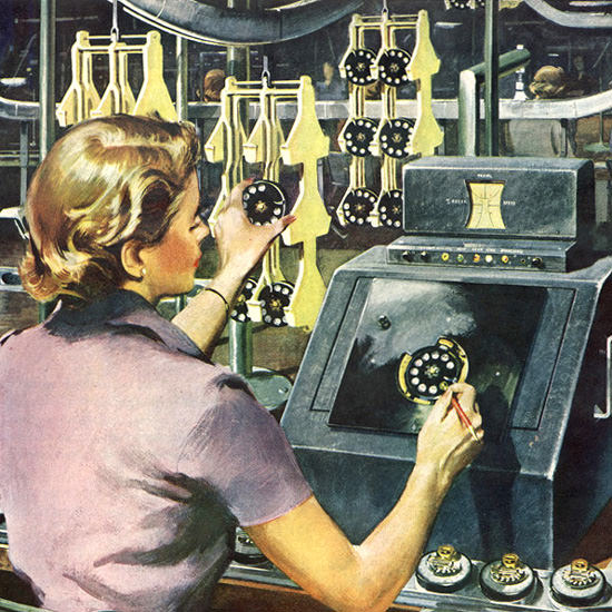 Detail Of Western Electric Telephone Familiar Miracle | Best of Vintage Ad Art 1891-1970