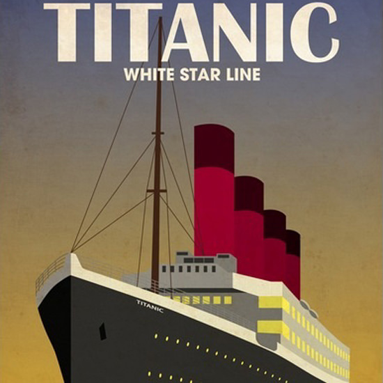 Detail Of White Star Line Titanic Maiden Trip 1912 | Best of 1891-1919 Ad and Cover Art