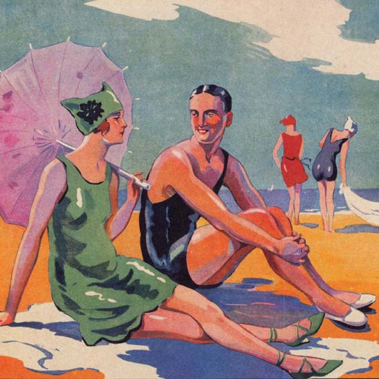 Detail Of Zwieback Wien Alles Fuer Strand Und Bad | Best of Vintage Ad Art 1891-1970