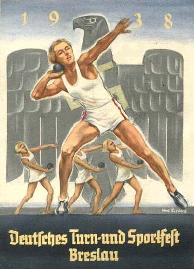 Deutsches Turn Und Sportfest Breslau 1938 | Sex Appeal Vintage Ads and Covers 1891-1970