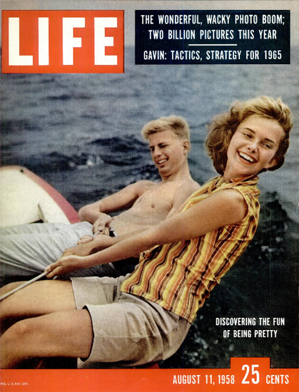 Discovering the Fun of being Pretty 11 Aug 1958 Copyright Life Magazine | Life Magazine Color Photo Covers 1937-1970