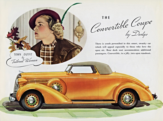 Dodge Convertible Coupe 1936 | Vintage Cars 1891-1970