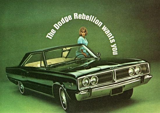 Dodge Coronet 500 1966 Rebellion Wants You | Vintage Cars 1891-1970