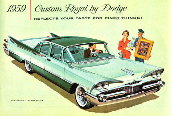 Dodge Custom Royal 4 Door Sedan Canada 1959 | Vintage Cars 1891-1970