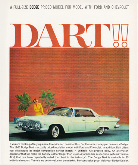 Dodge Dart Hardtop 1961 In 23 Models | Vintage Cars 1891-1970