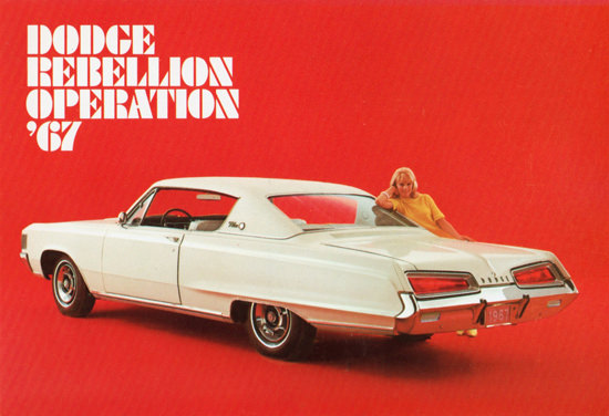 Dodge Polara 500 1967 Dodge Rebellion | Vintage Cars 1891-1970