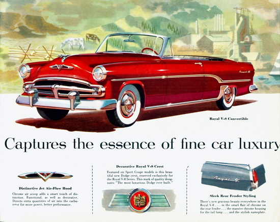 Dodge Royal V8 Convertible 1954 | Vintage Cars 1891-1970