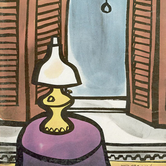 Donald Reilly The New Yorker 1969_11_22 Copyright crop | Best of 1960s Ad and Cover Art