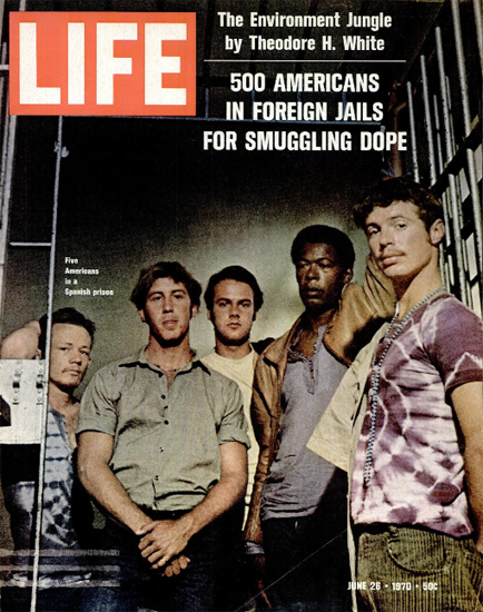 Dope Americans in a Spanish Prison 26 Jun 1970 Copyright Life Magazine | Life Magazine Color Photo Covers 1937-1970