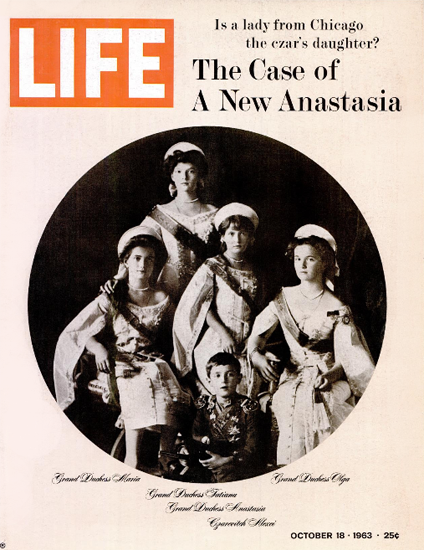 Duchess Anastasia Nikolaevna USSR 18 Oct 1963 Copyright Life Magazine | Life Magazine BW Photo Covers 1936-1970