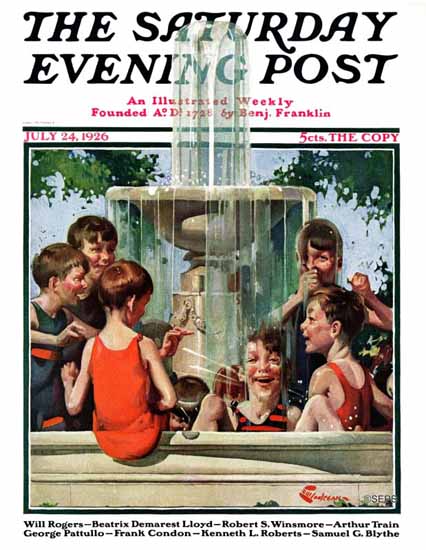 EM Jackson Cover Artist Saturday Evening Post 1926_07_24 | The Saturday Evening Post Graphic Art Covers 1892-1930