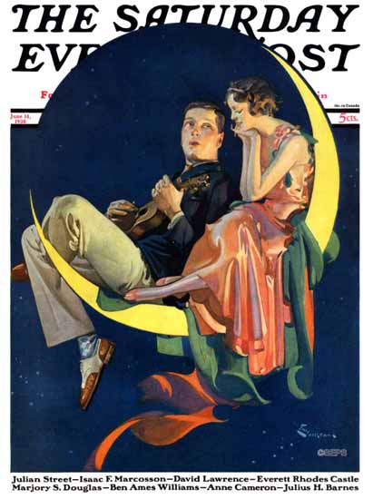 EM Jackson Cover Artist Saturday Evening Post 1930_06_14 | The Saturday Evening Post Graphic Art Covers 1892-1930