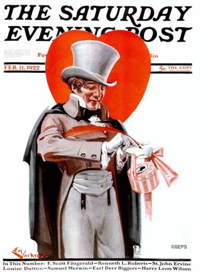 EM Jackson Saturday Evening Post 1922_02_11 | The Saturday Evening Post Graphic Art Covers 1892-1930