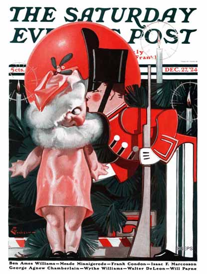 EM Jackson Saturday Evening Post 1924_12_27 | The Saturday Evening Post Graphic Art Covers 1892-1930