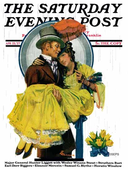 EM Jackson Saturday Evening Post 1927_04_23 | The Saturday Evening Post Graphic Art Covers 1892-1930