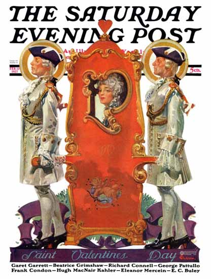 EM Jackson Saturday Evening Post Saint Valentines Day 1927_02_12 | The Saturday Evening Post Graphic Art Covers 1892-1930