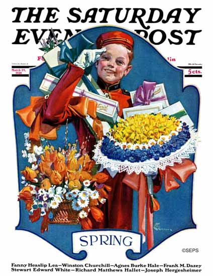 EM Jackson Saturday Evening Post Spring 1930_03_29 | The Saturday Evening Post Graphic Art Covers 1892-1930