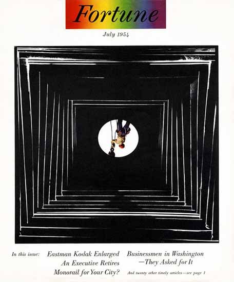 Eastman Kodak Enlarged Fortune Magazine July 1954 Copyright | Fortune Magazine Graphic Art Covers 1930-1959