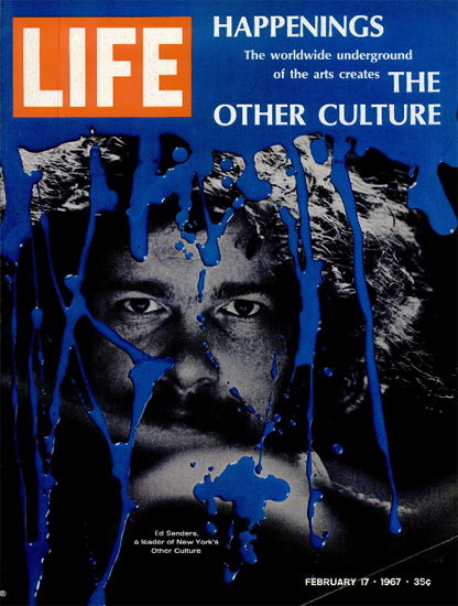 Ed Sanders NY Other Culture Art 17 Feb 1967 Copyright Life Magazine | Life Magazine Color Photo Covers 1937-1970