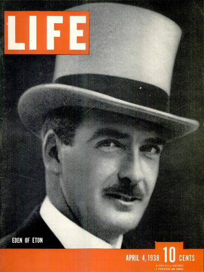 Eden of Eton 4 Apr 1938 Copyright Life Magazine | Life Magazine BW Photo Covers 1936-1970