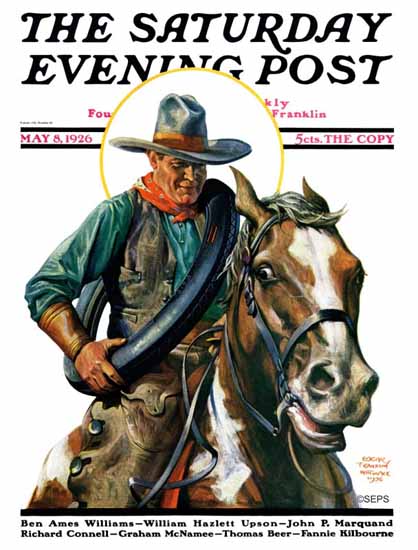 Edgar Franklin Wittmack Cover Artist Saturday Evening Post 1926_05_08 | The Saturday Evening Post Graphic Art Covers 1892-1930