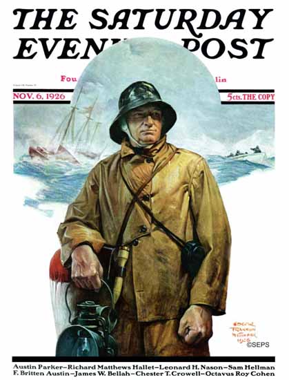 Edgar Franklin Wittmack Cover Artist Saturday Evening Post 1926_11_06 | The Saturday Evening Post Graphic Art Covers 1892-1930