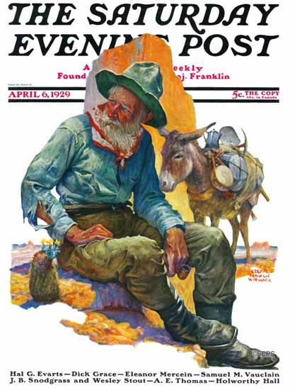 Edgar Franklin Wittmack Cover Artist Saturday Evening Post 1929_04_06 | The Saturday Evening Post Graphic Art Covers 1892-1930