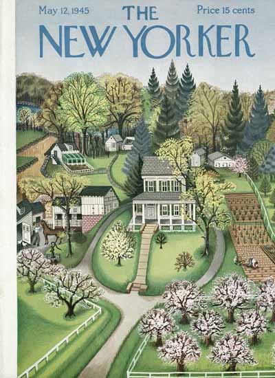 Edna Eicke The New Yorker 1945_05_12 Copyright | The New Yorker Graphic Art Covers 1925-1945